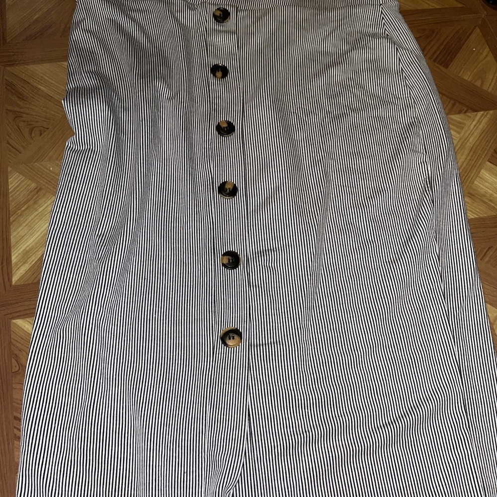 Stripe Pencil Skirt